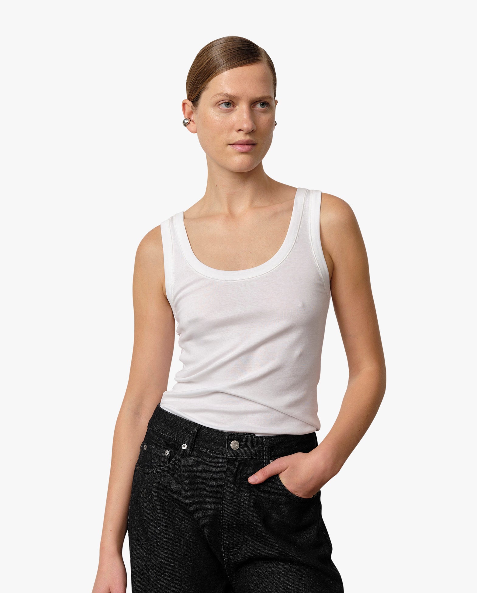 Classic Tank Top Off White