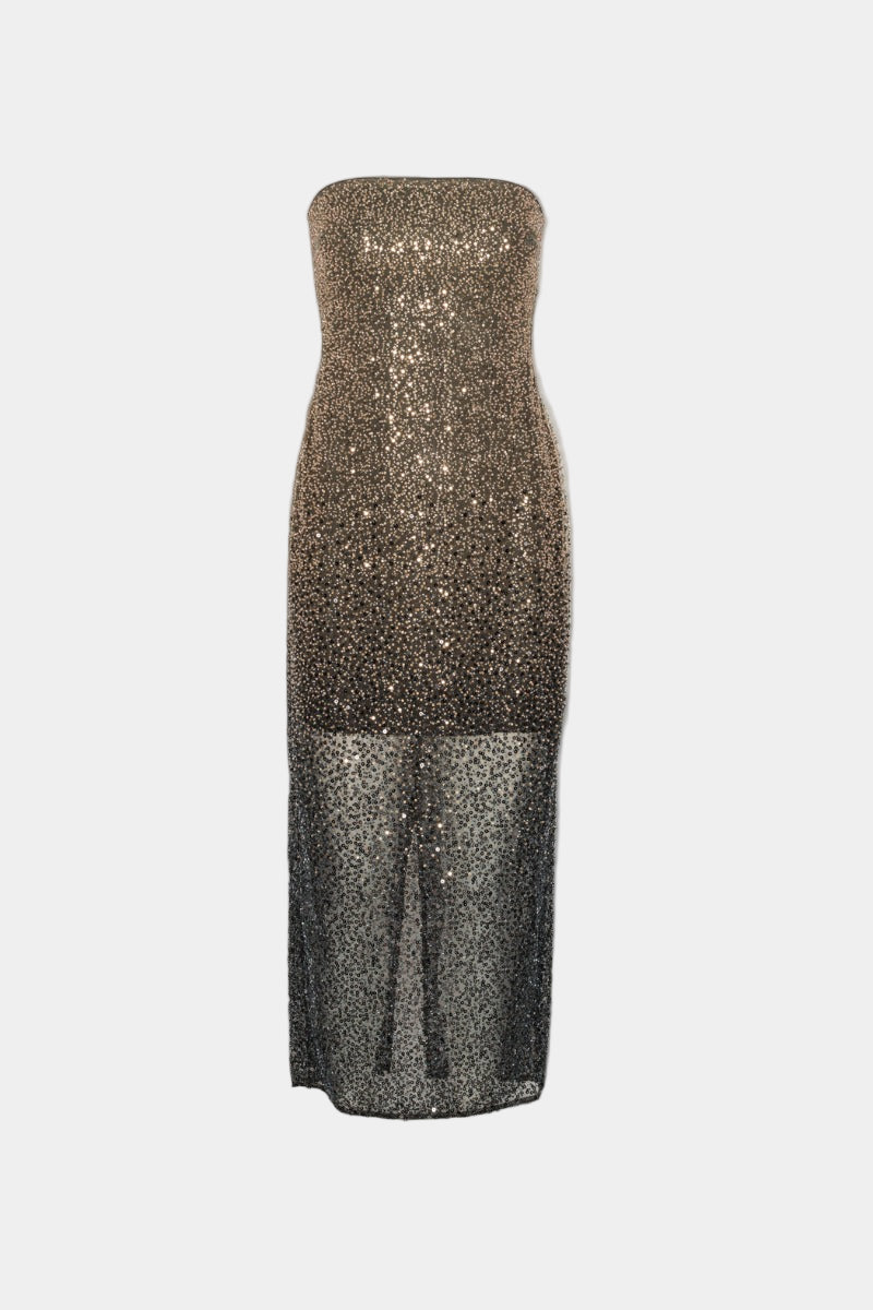 Beaded Midi Tube Dress