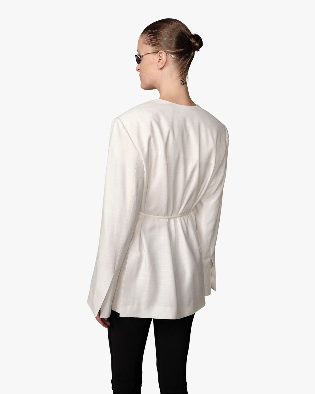 Indiana Oversized Blazer White