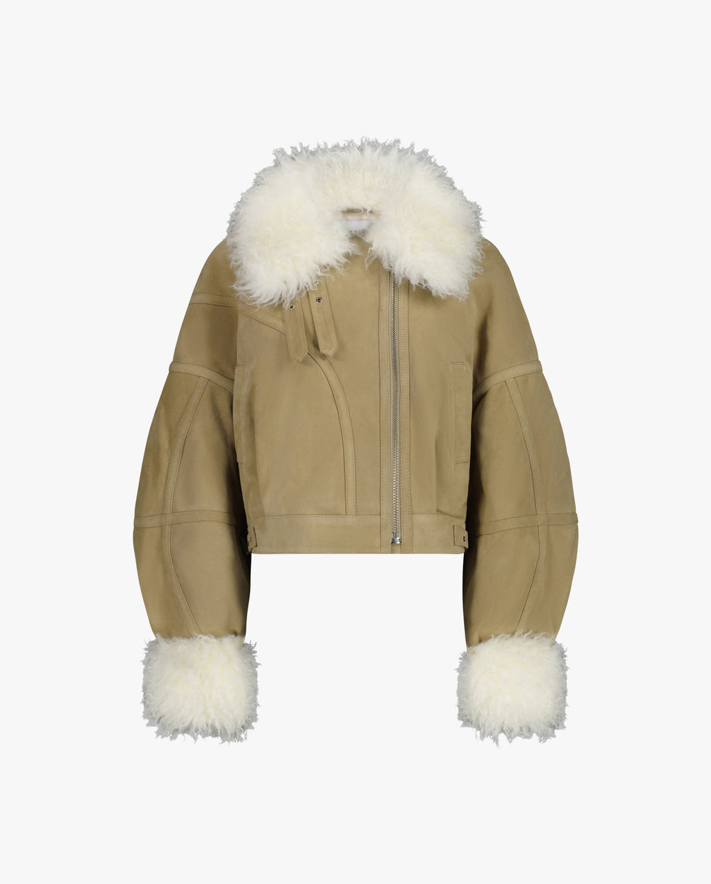 Aviator Jacket In Suede Leather