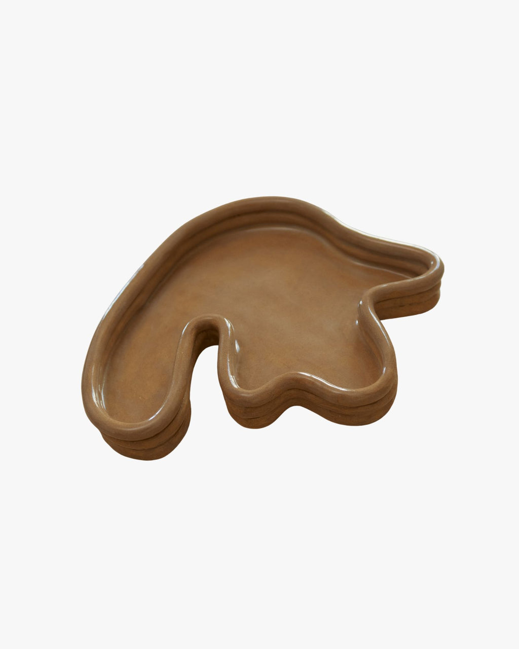 Lali Shiny Camel Tray