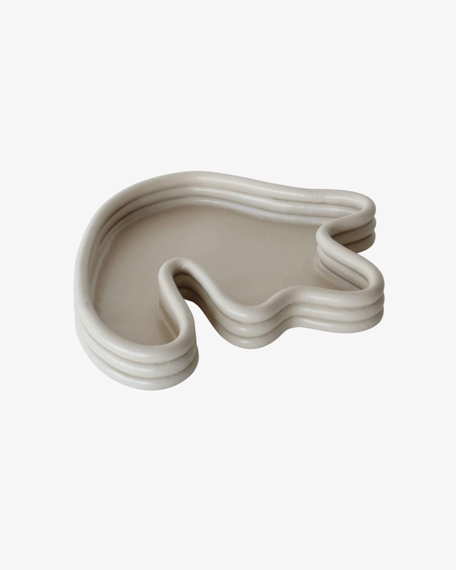 Lali Velvet White Tray