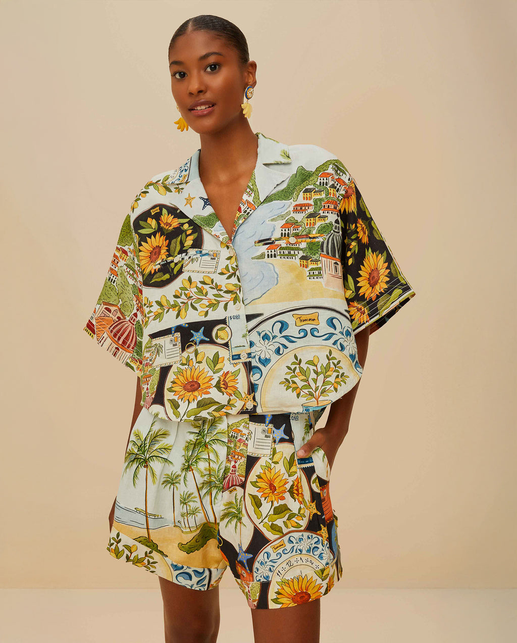 Latin Trip Scarves Buttoned