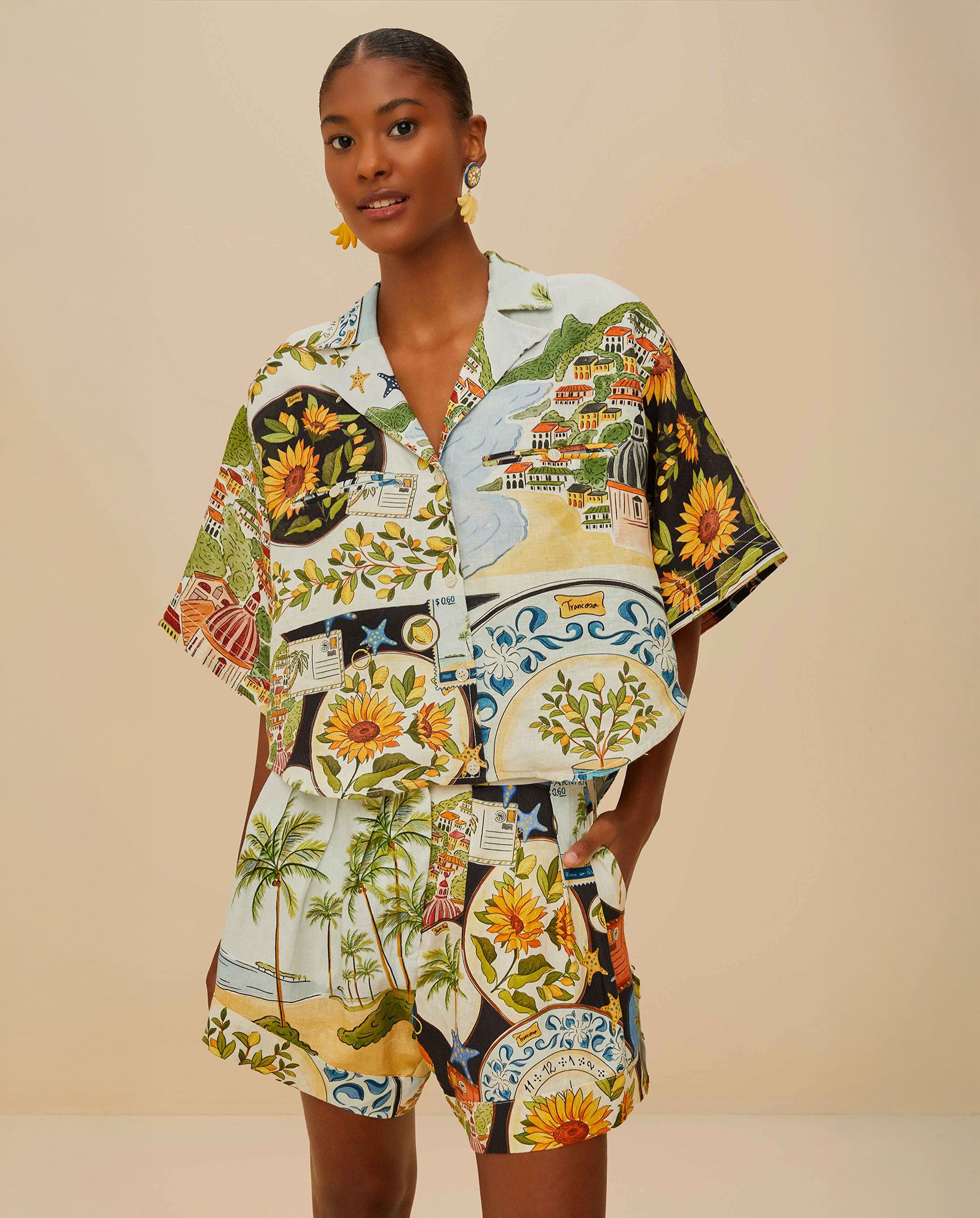 Latin Trip Scarves Buttoned