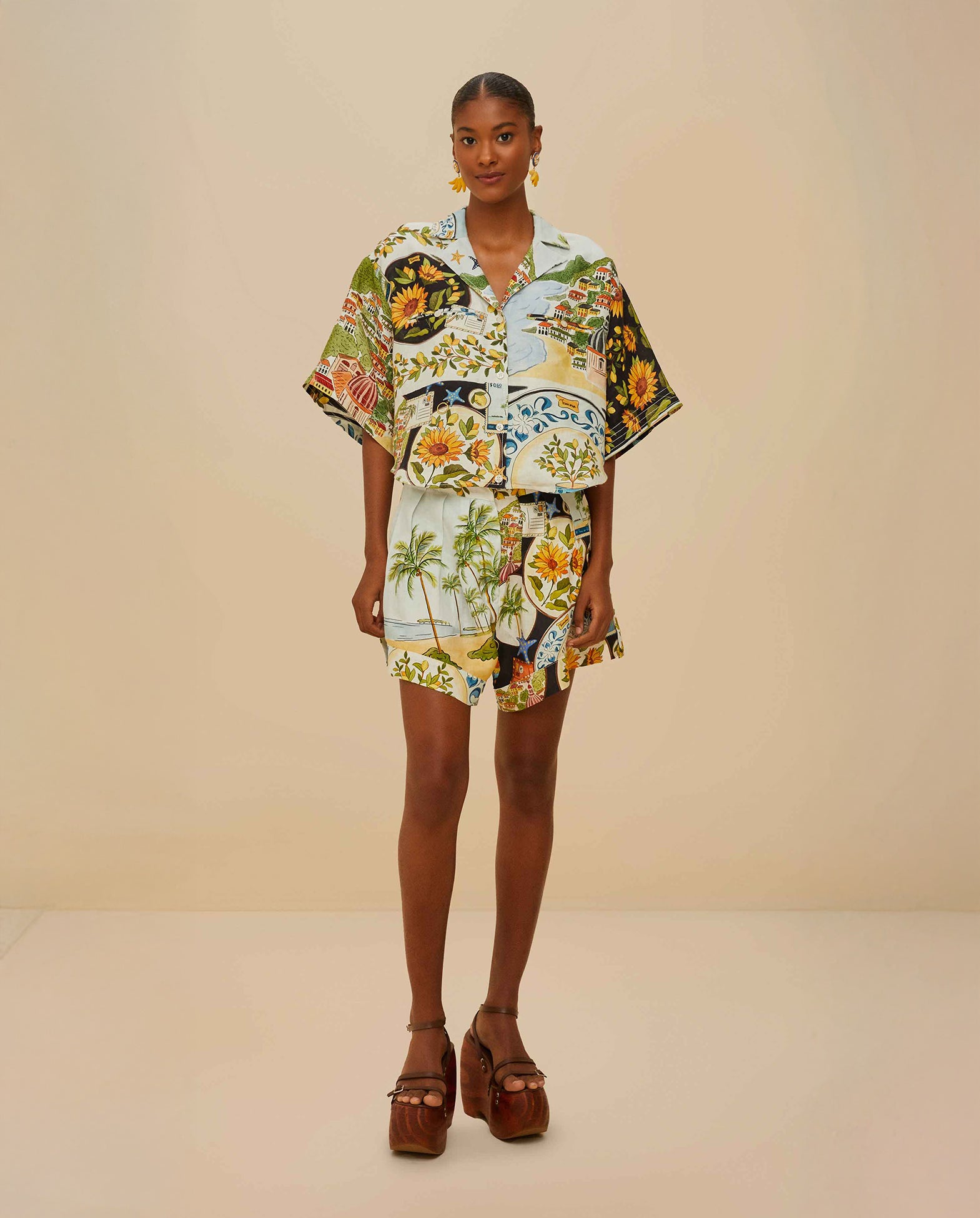 Latin Trip Scarves Buttoned