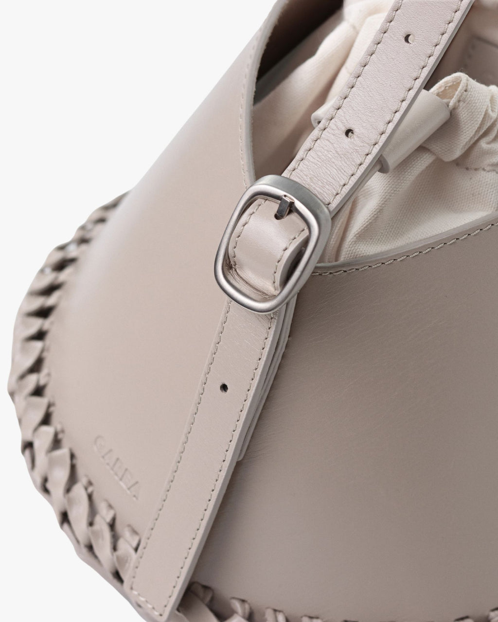 Lerna Avena Leather Bucket Bag