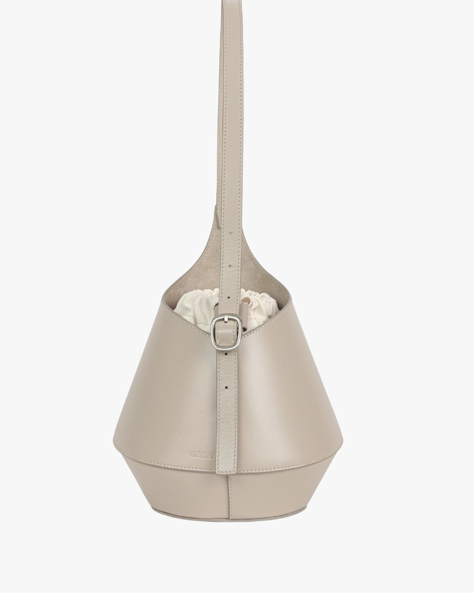 Lerna Avena Leather Bucket Bag