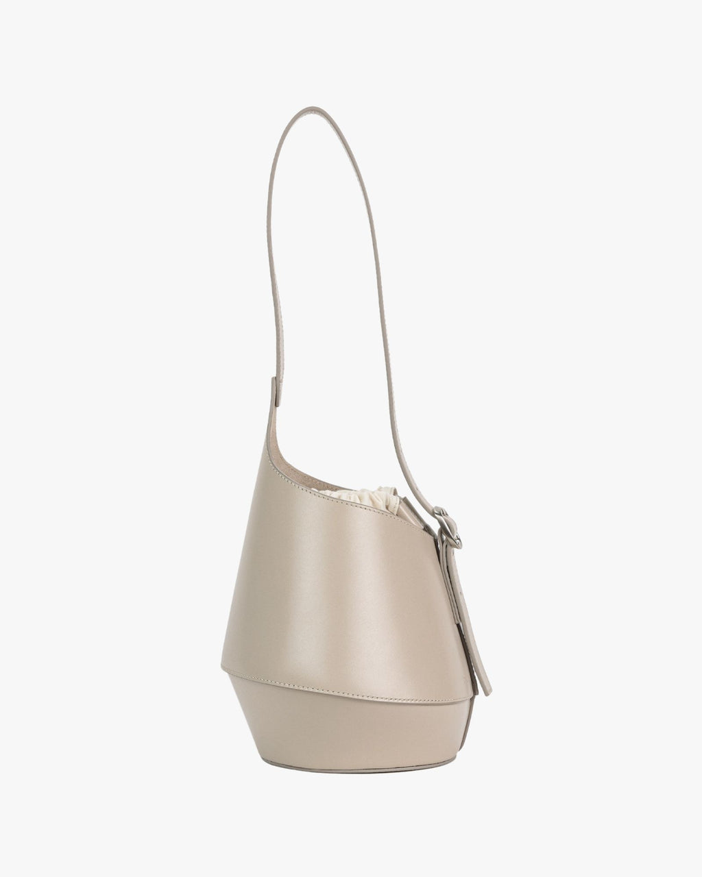 Lerna Avena Leather Bucket Bag