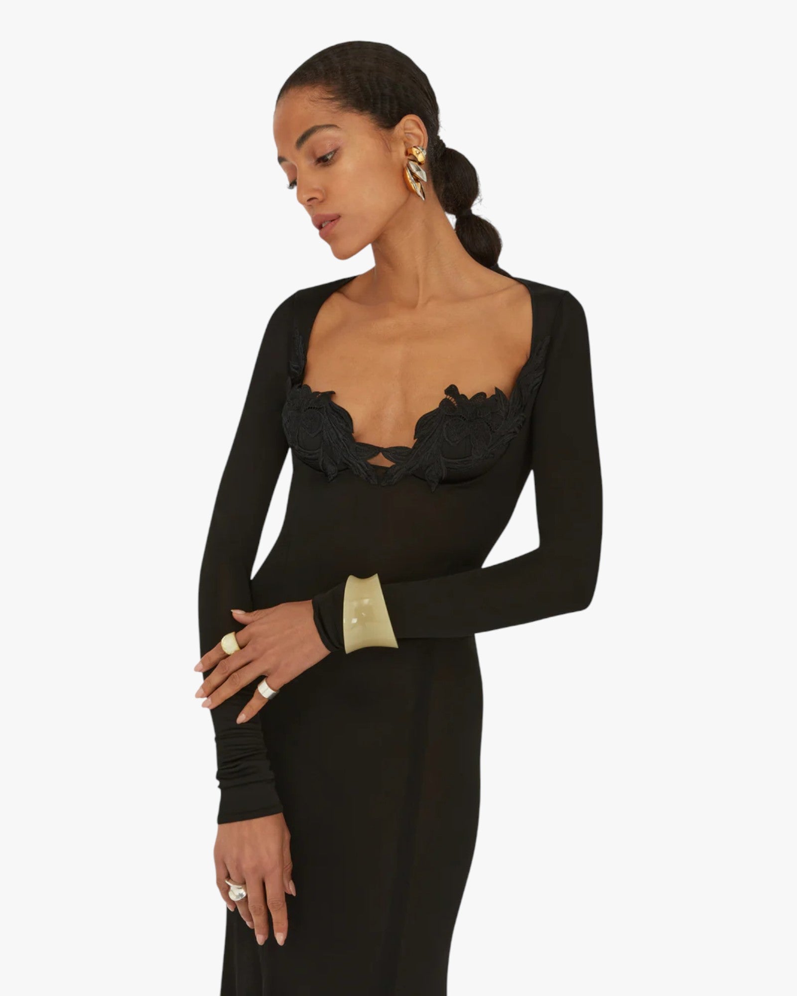 Lily Vine Lace Bustier Dress