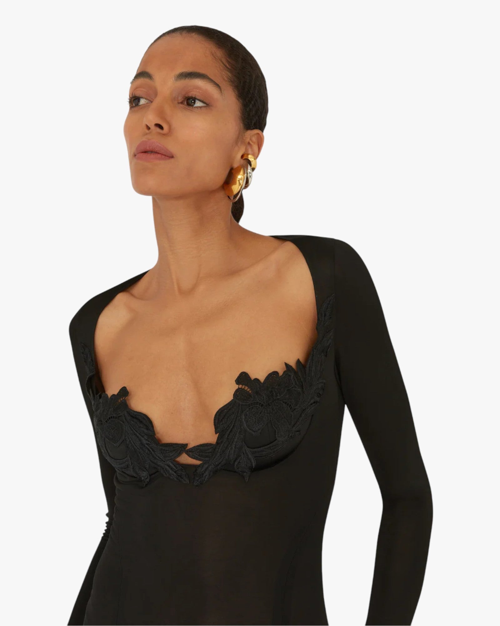 Lily Vine Lace Bustier Dress