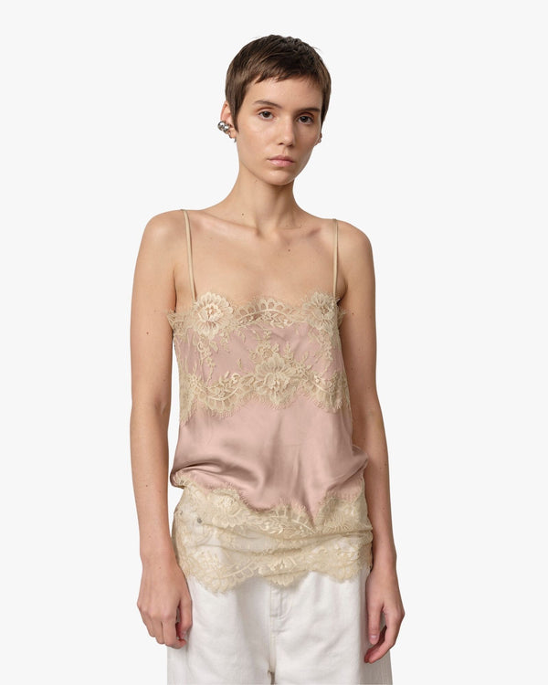 Top Linnea color Pesca