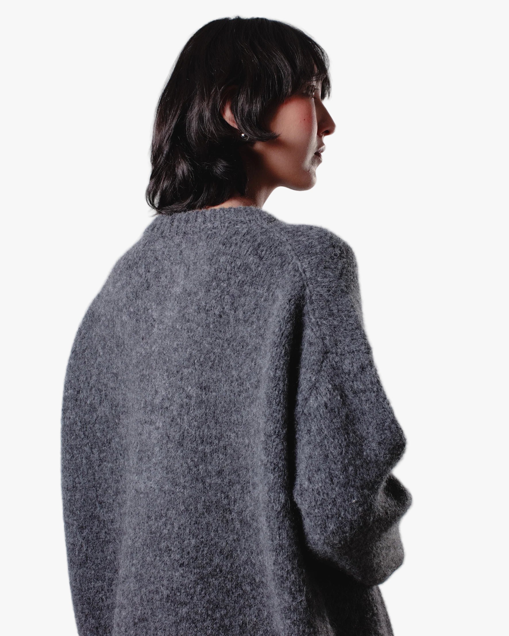 Buttoned Wool Jumper