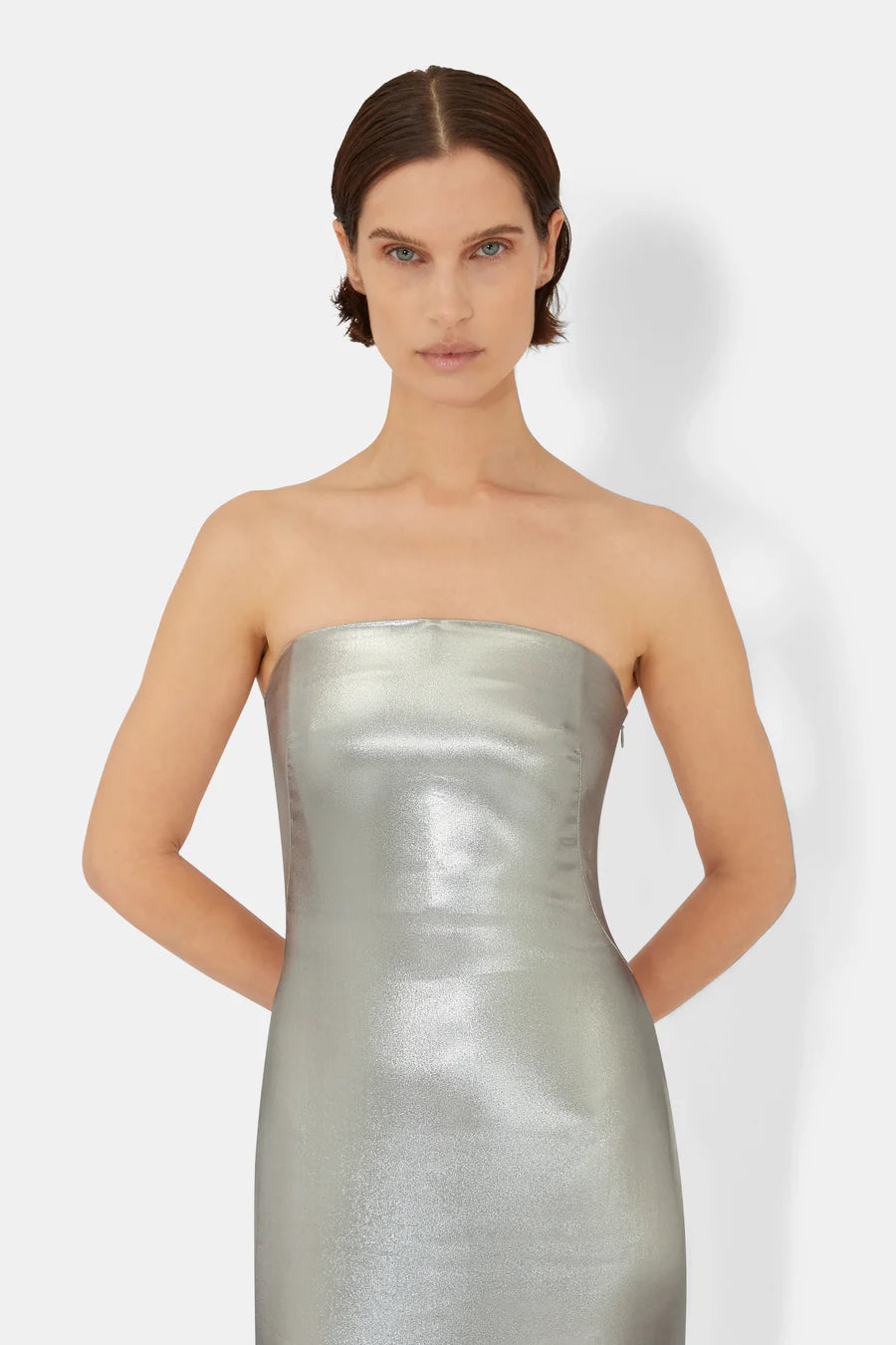 Galvanized Bandeau Dress