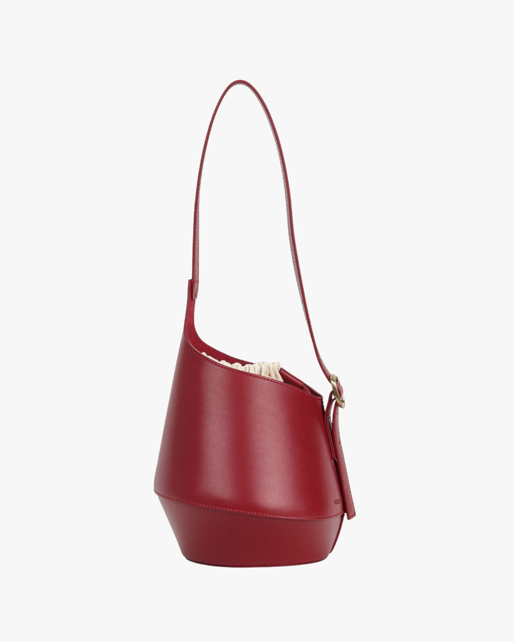 Lerna Rouge Leather Bucket Bag