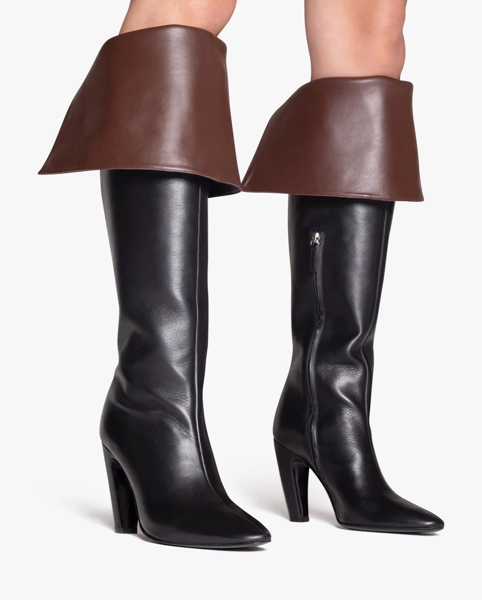 Over-the-Knee Leather Boots