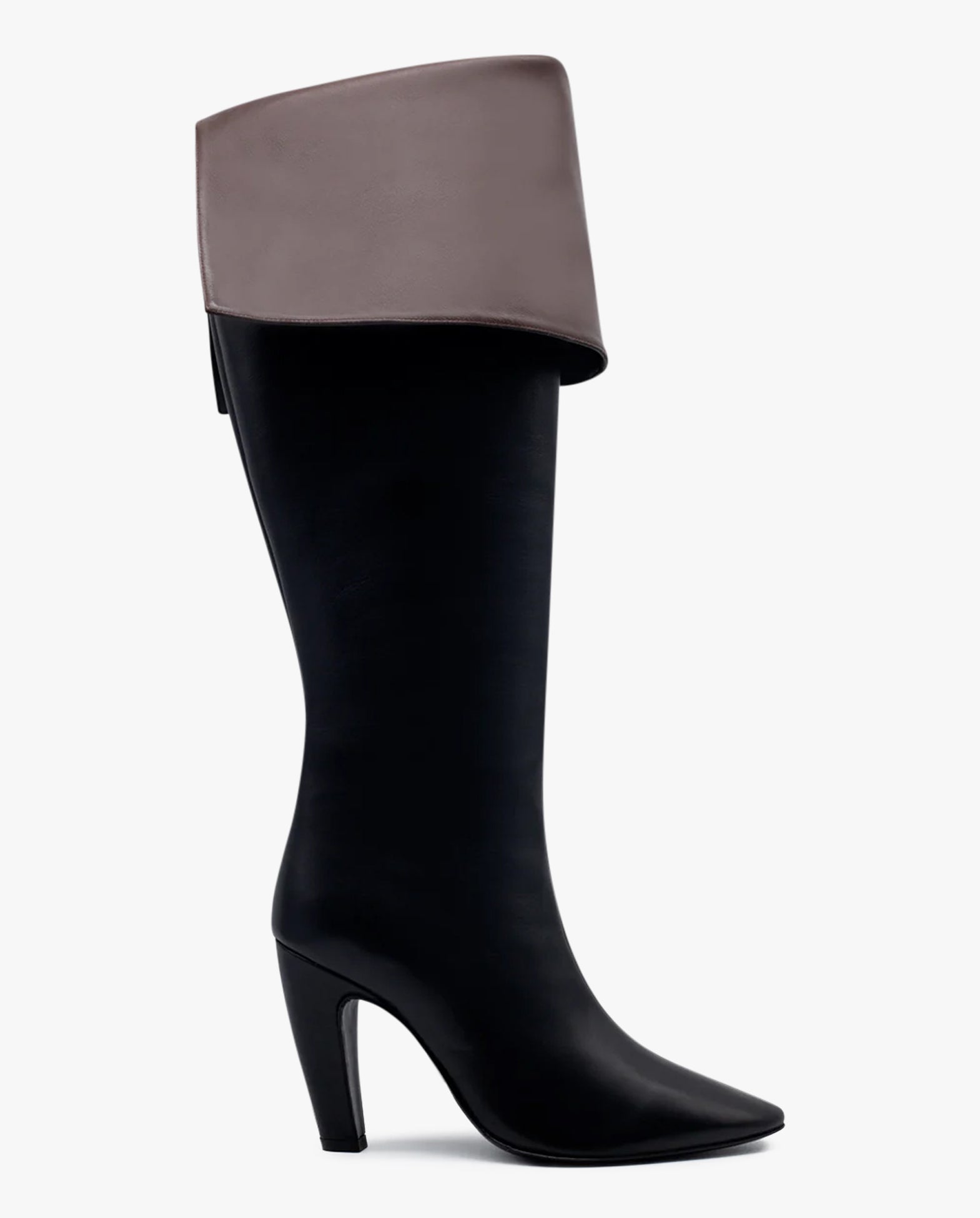 Over-the-Knee Leather Boots