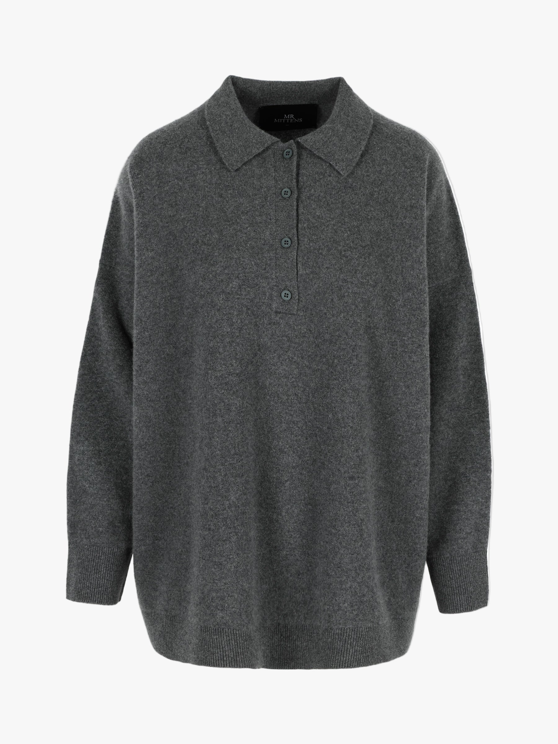 Polo Merino-Wool Sweater Charcoal
