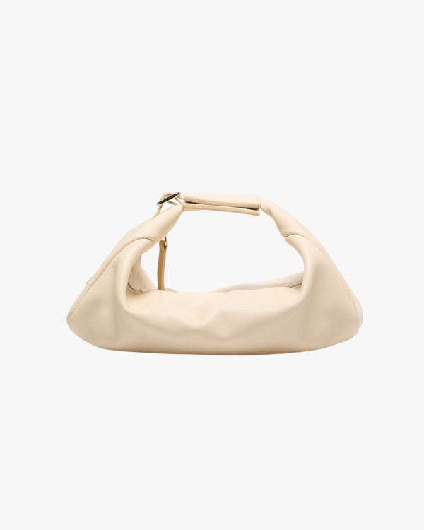 Joy Small Nappa Leather Bag – Cream