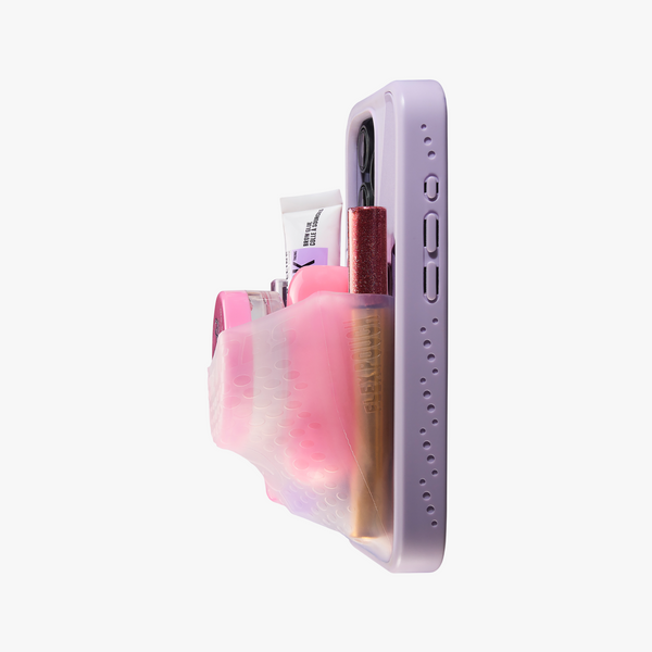 Flex Pouch Case Lavender/ Clear