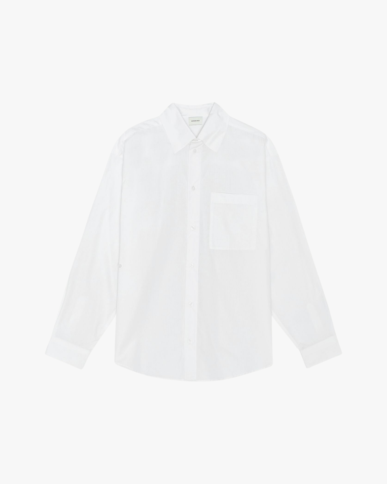 Lorenzo Crisp Cotton Adjustable Shirt White