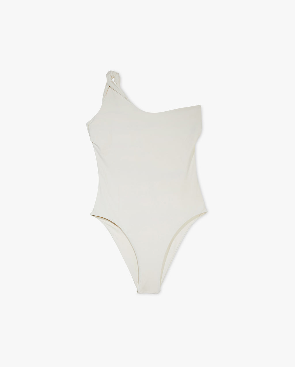 Twisted One Shoulder One Piece Swimsuit