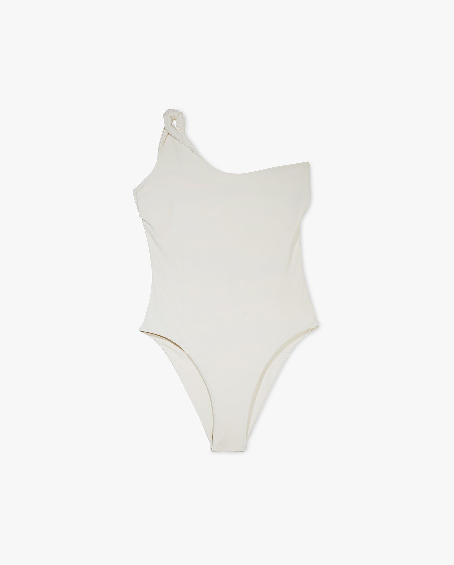 Twisted One Shoulder One Piece Swimsuit
