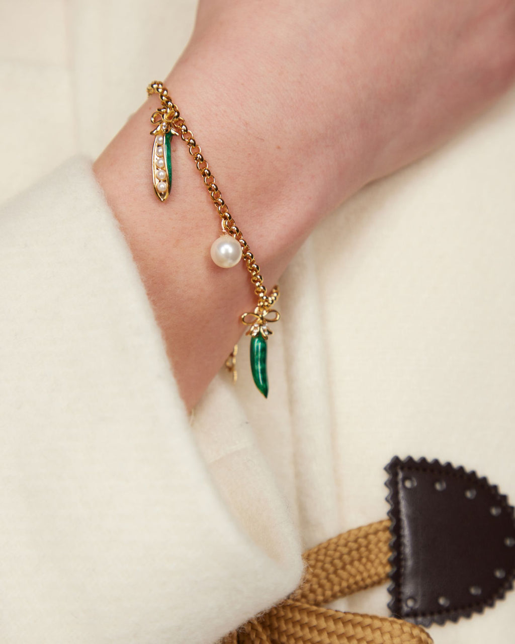 Slave Bracelet with Pod Charm