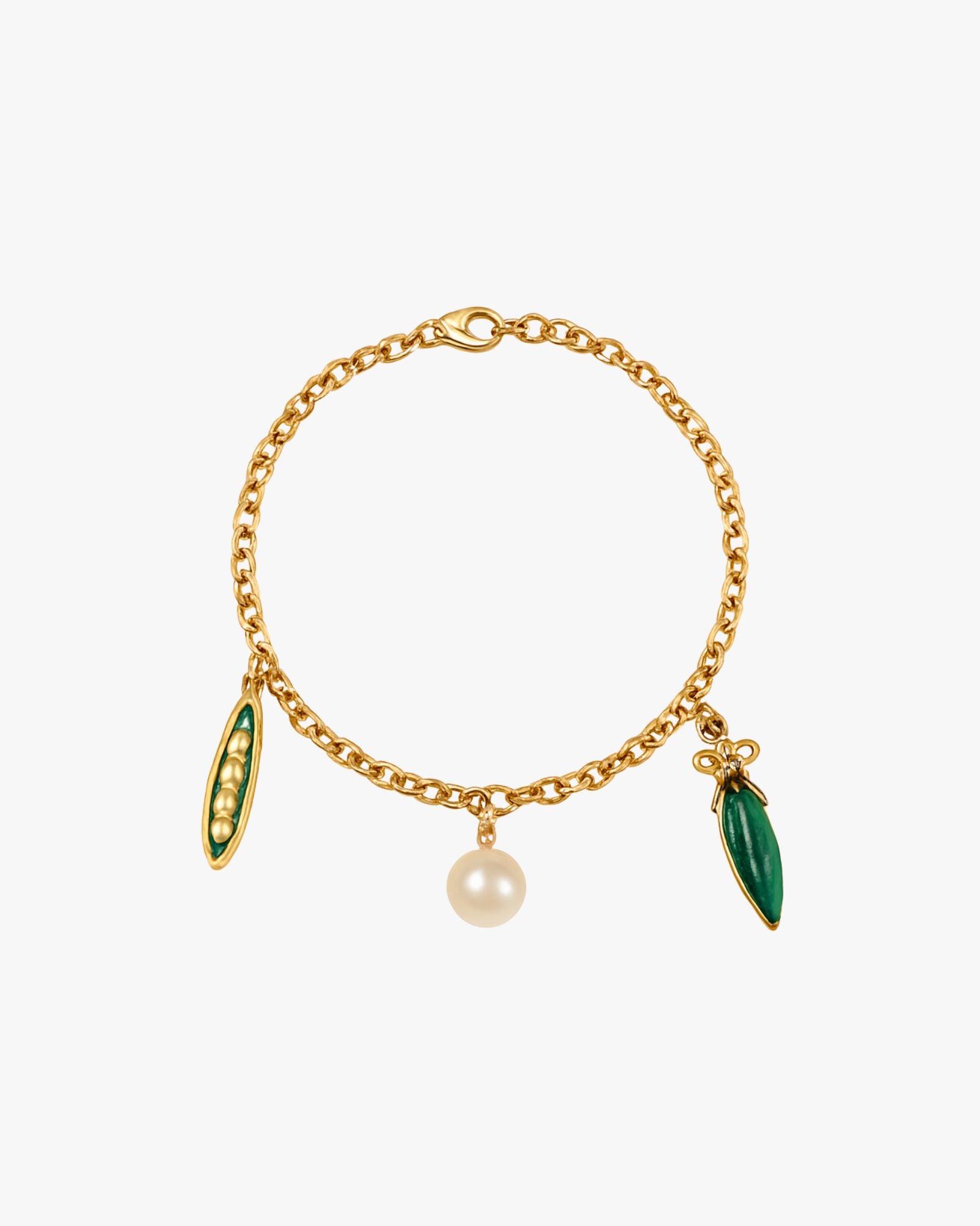 Slave Bracelet with Pod Charm