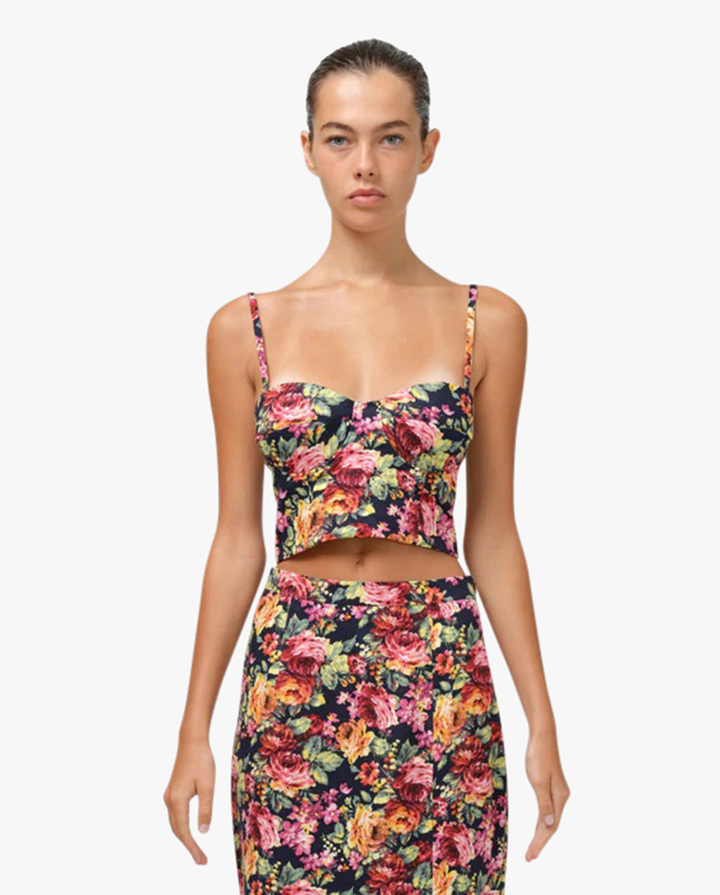 Marcelle Corset Wired Top In Linen