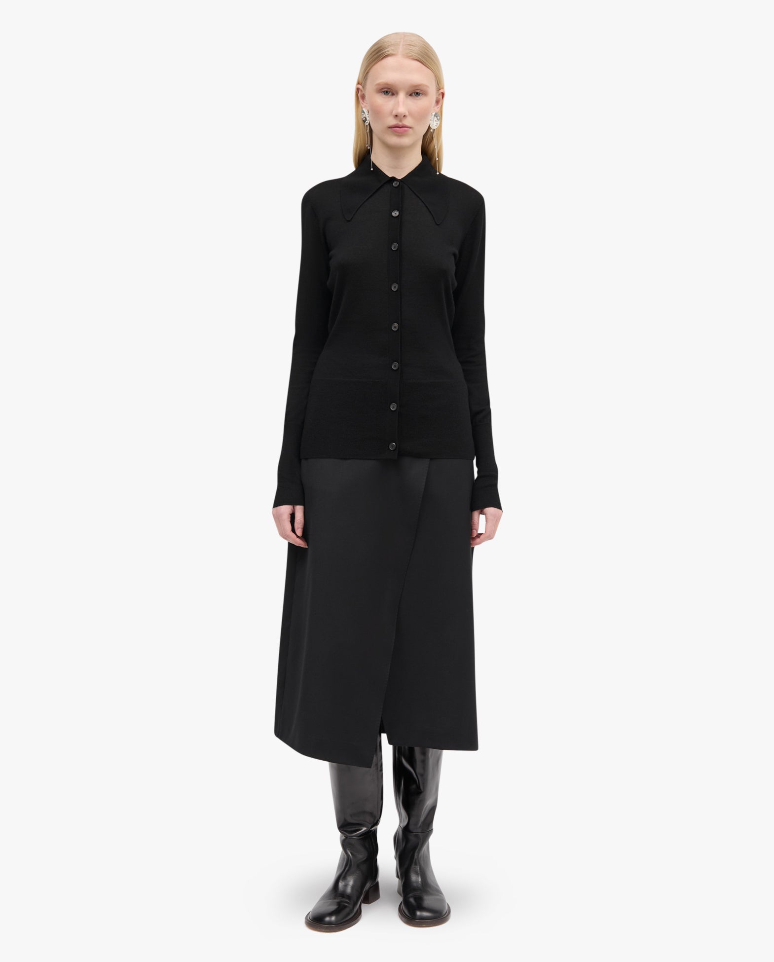 Kassy Merino Sweater Black