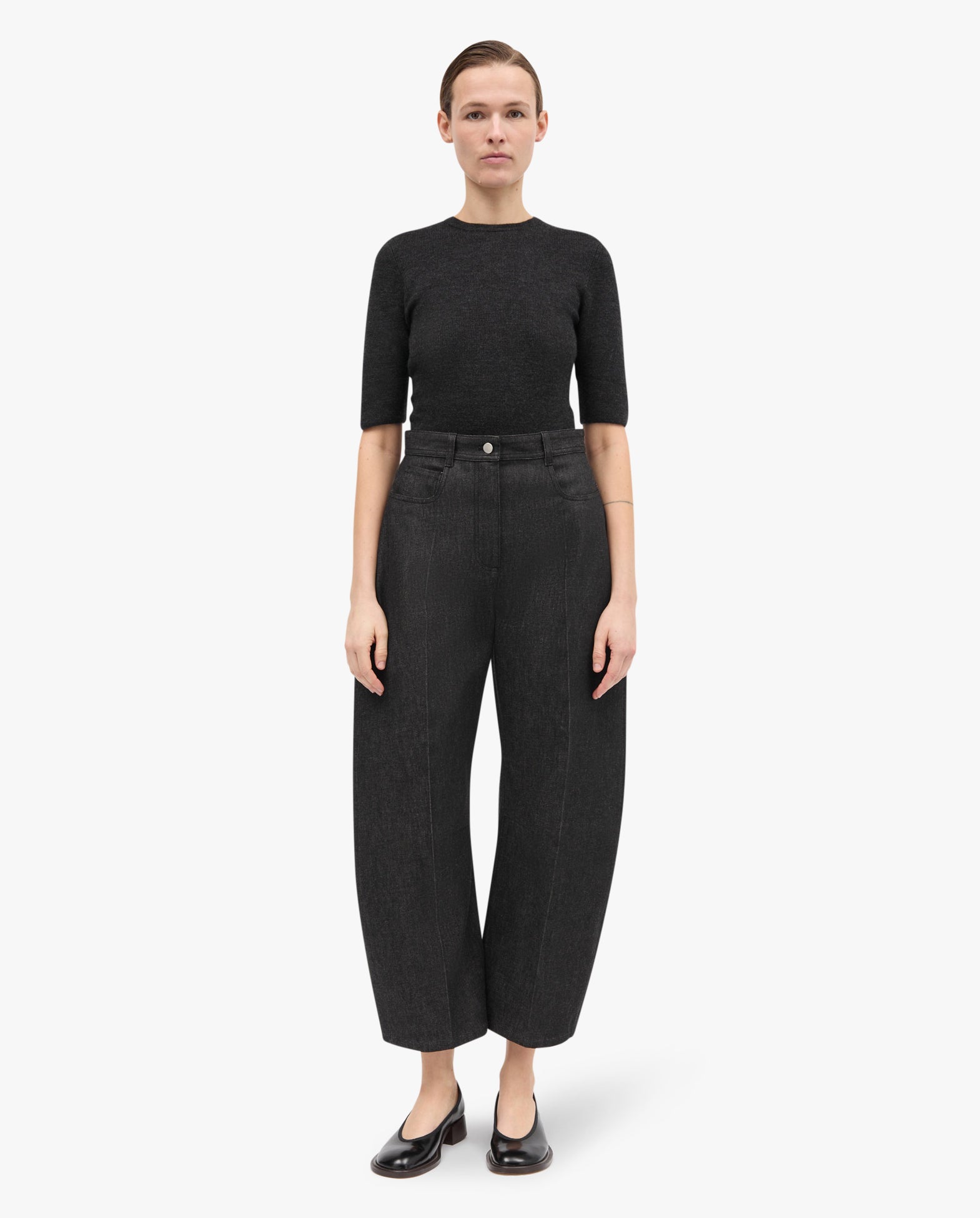 Pella Black Denim Pants