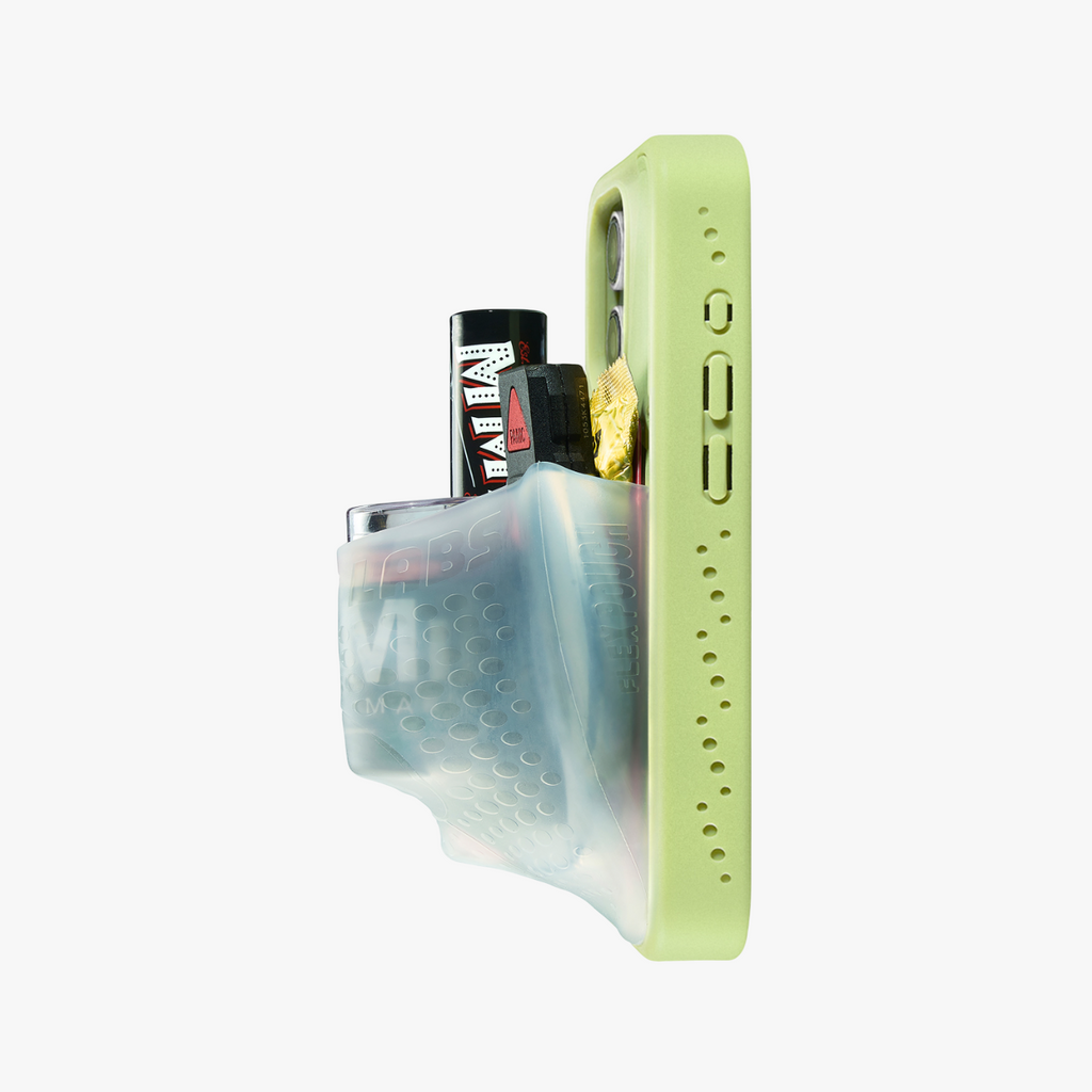 Flex Pouch Case Matcha/ Clear