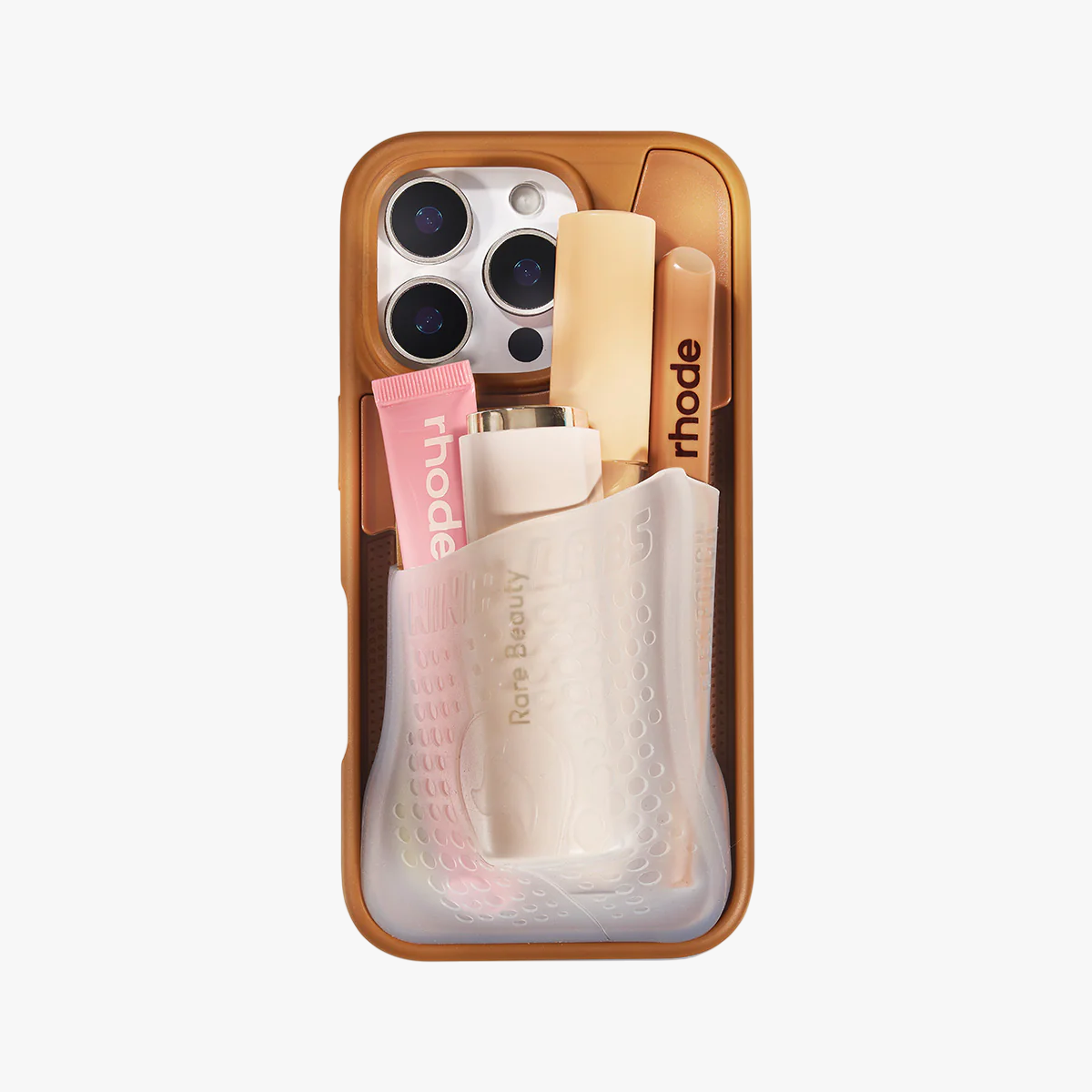 Flex Pouch Case Mocha/ Clear