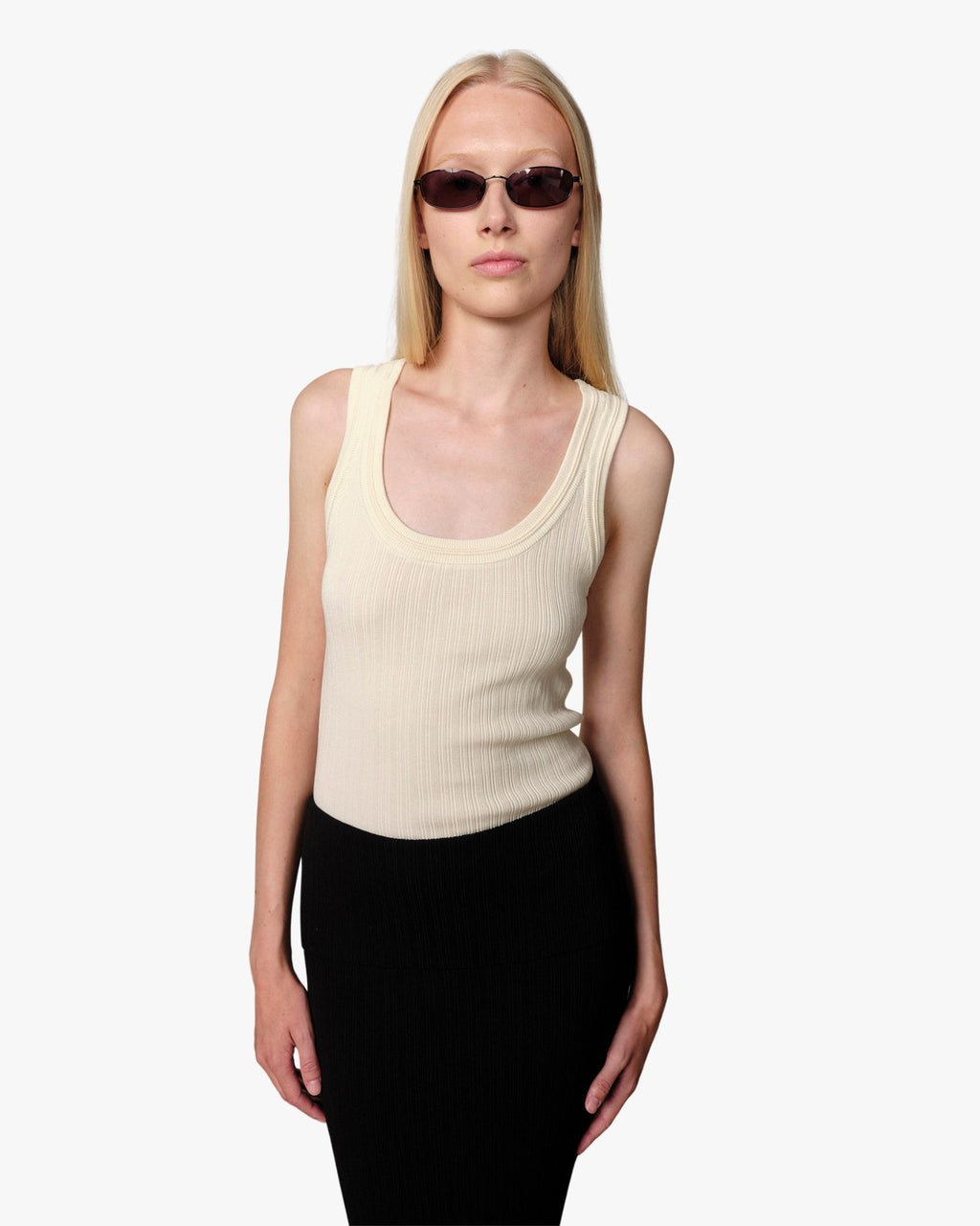 Morris Knit Top Off White