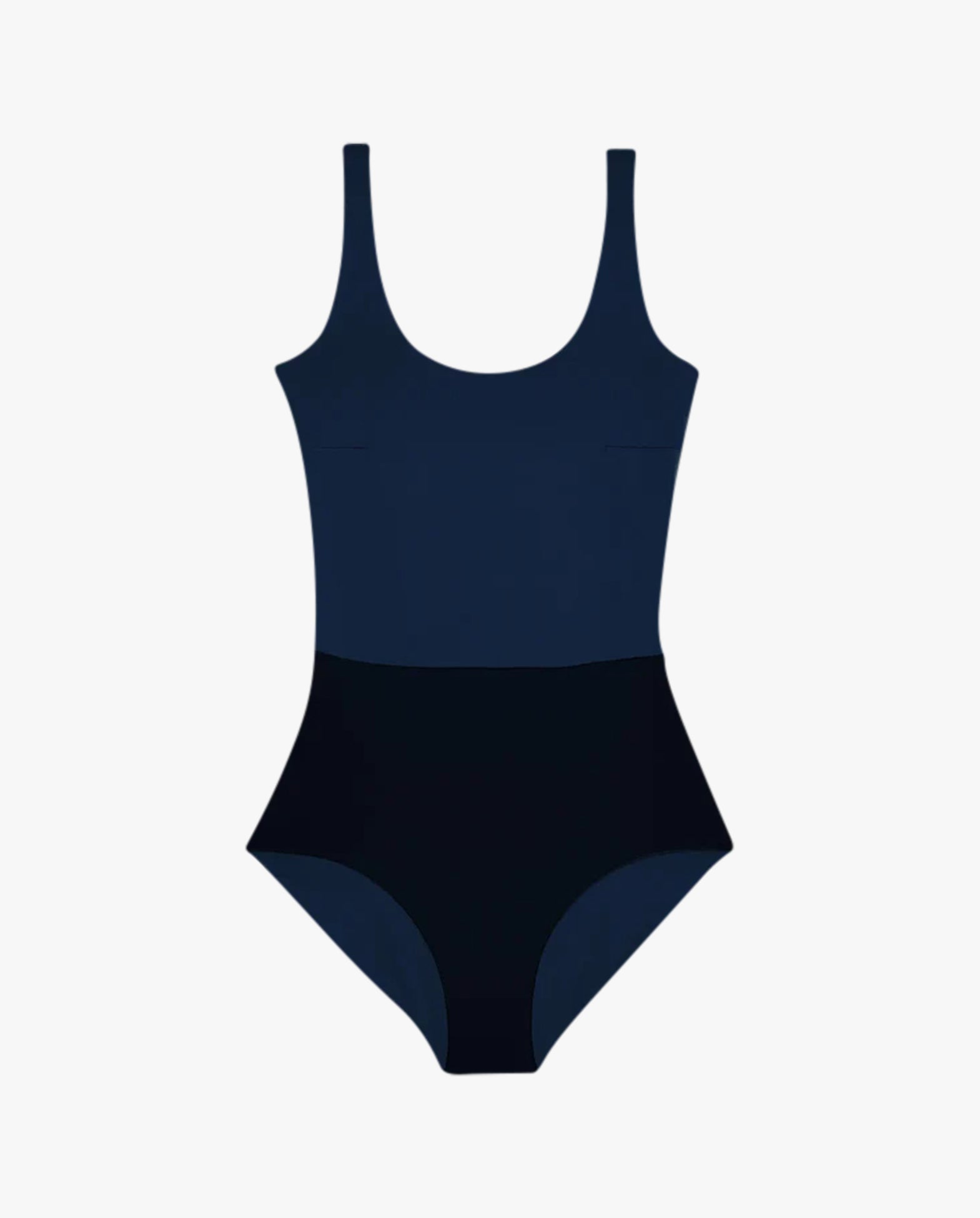 Plainbody Onepiece Black-Navy