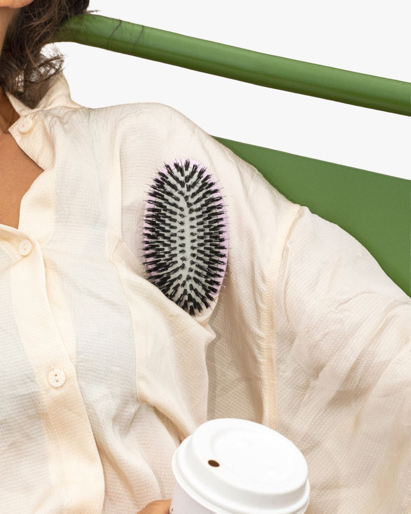 N.02 The Essential Care & Detangling Hairbrush Lilac Pink