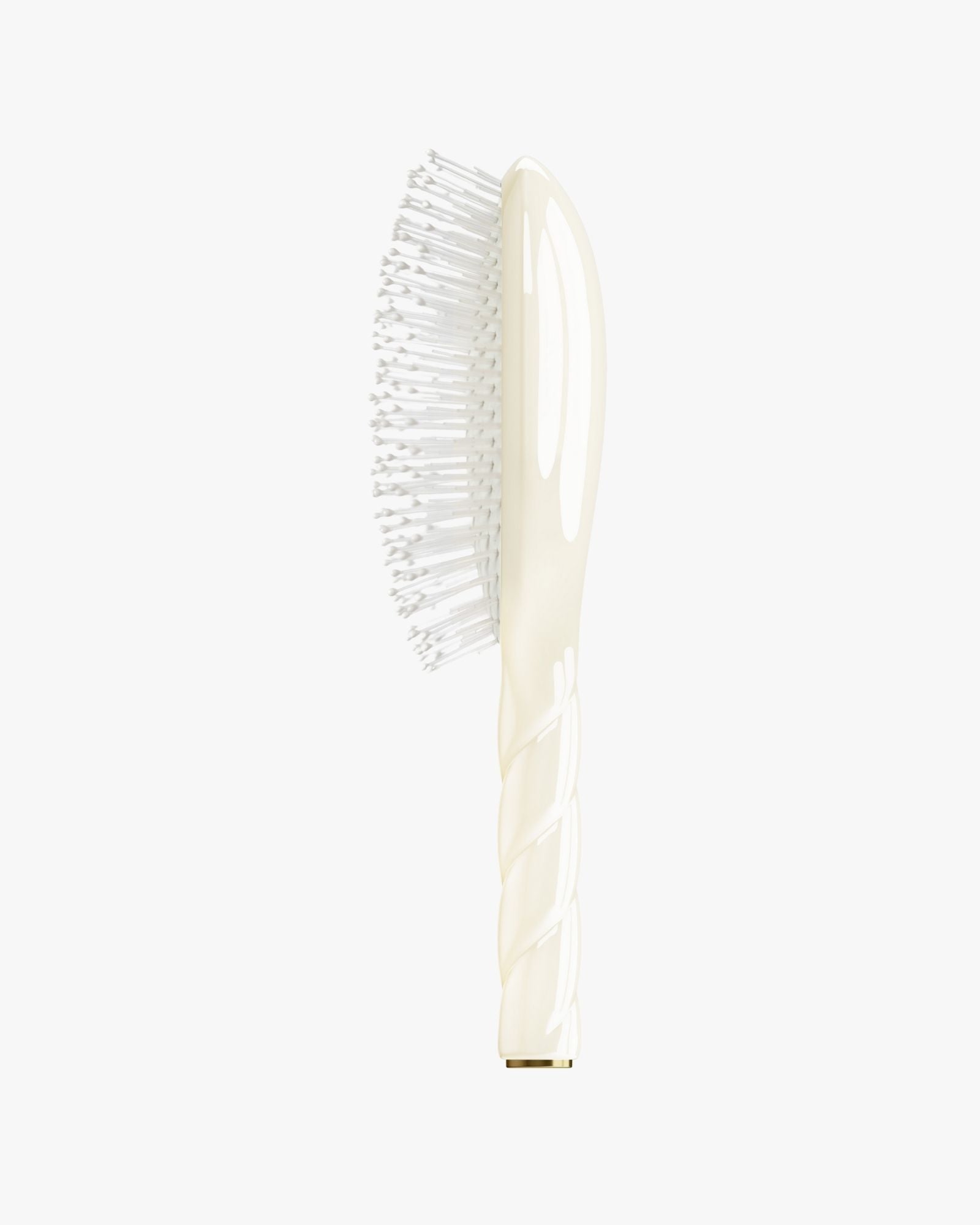 N.04 The Miracle Massaging Detangling Hairbrush Creamy White