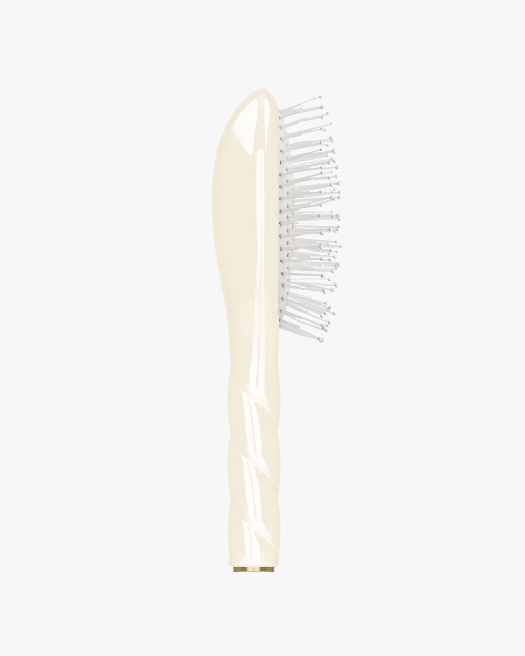 N.04 The Small Miracle Massaging Detangling Hairbrush Creamy White