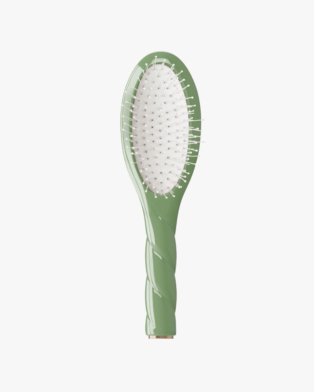N.04 The Small Miracle Massaging Detangling Hairbrush Sage Green