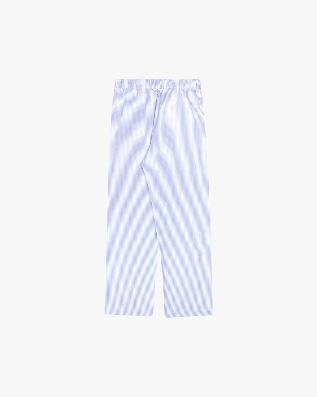 Striped pyjama cotton shirt with crest