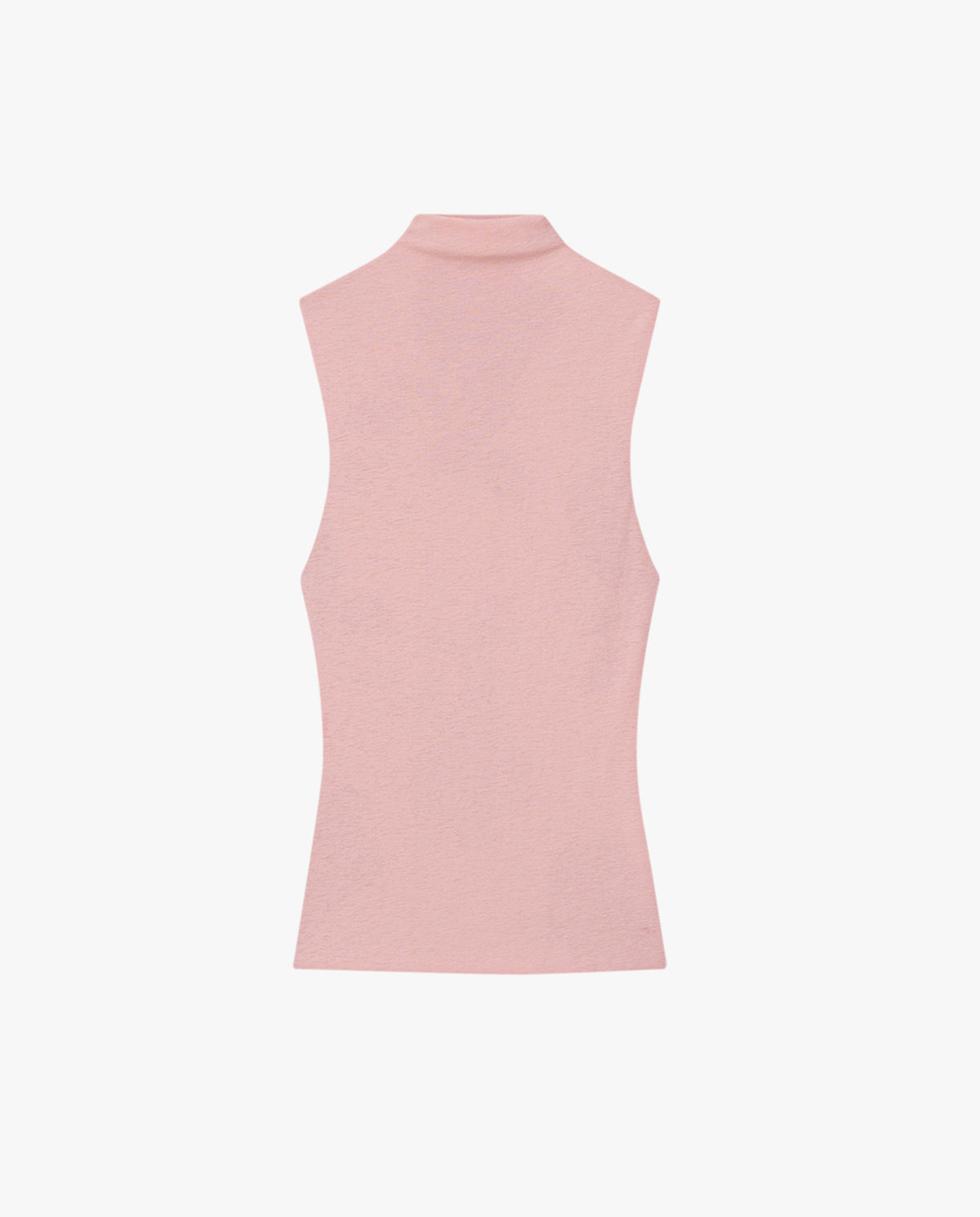 Annyka - Fitted Turtleneck Sleeveless Top