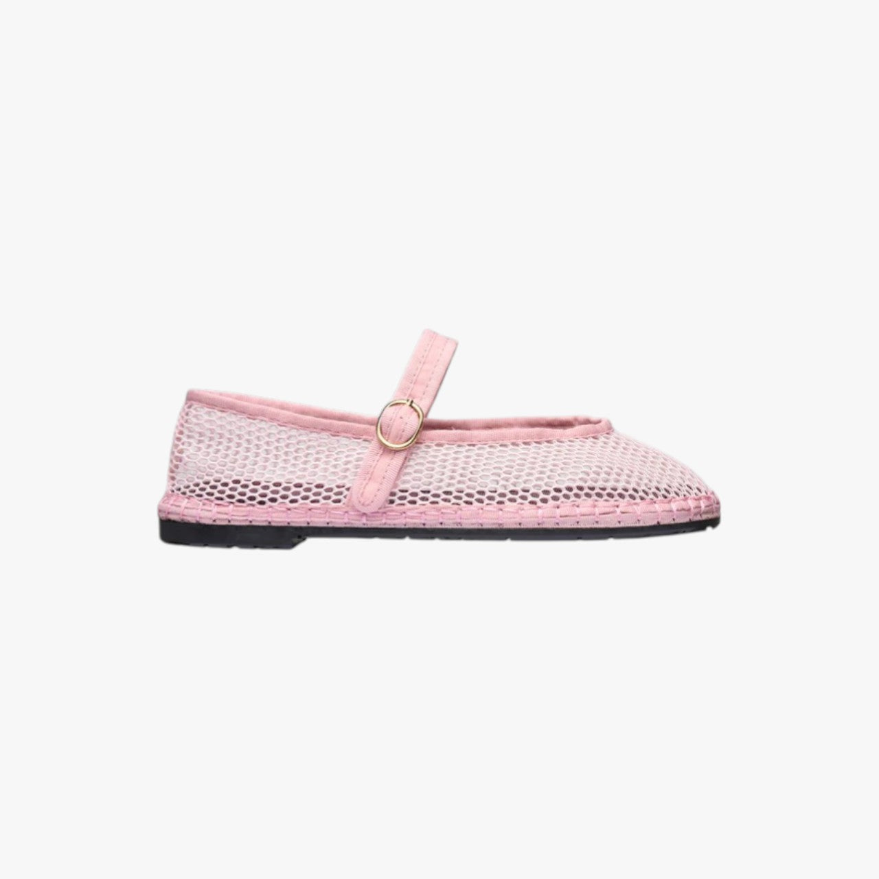 Isabella Pastel Pink Mesh Mary Jane