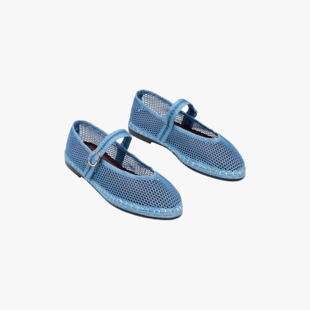 Isabella Blue Rejilla Mesh Mary Jane