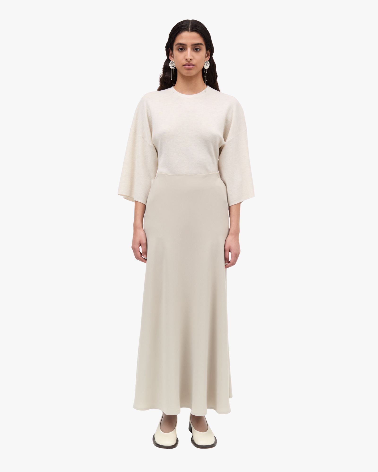 Nimo Crepe Georgette Skirt Sand