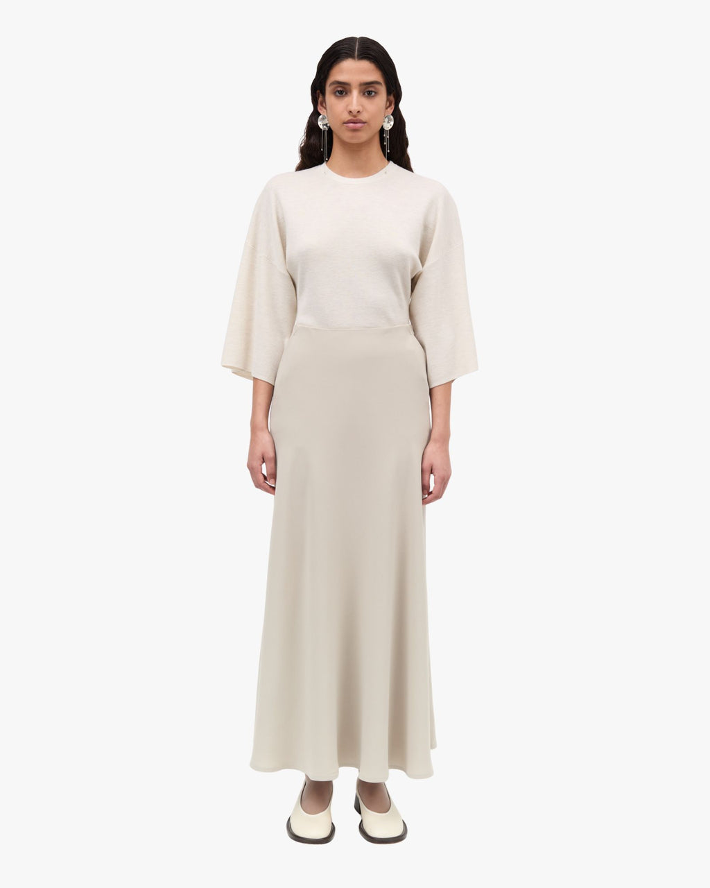 Nimo Crepe Georgette Skirt Sand