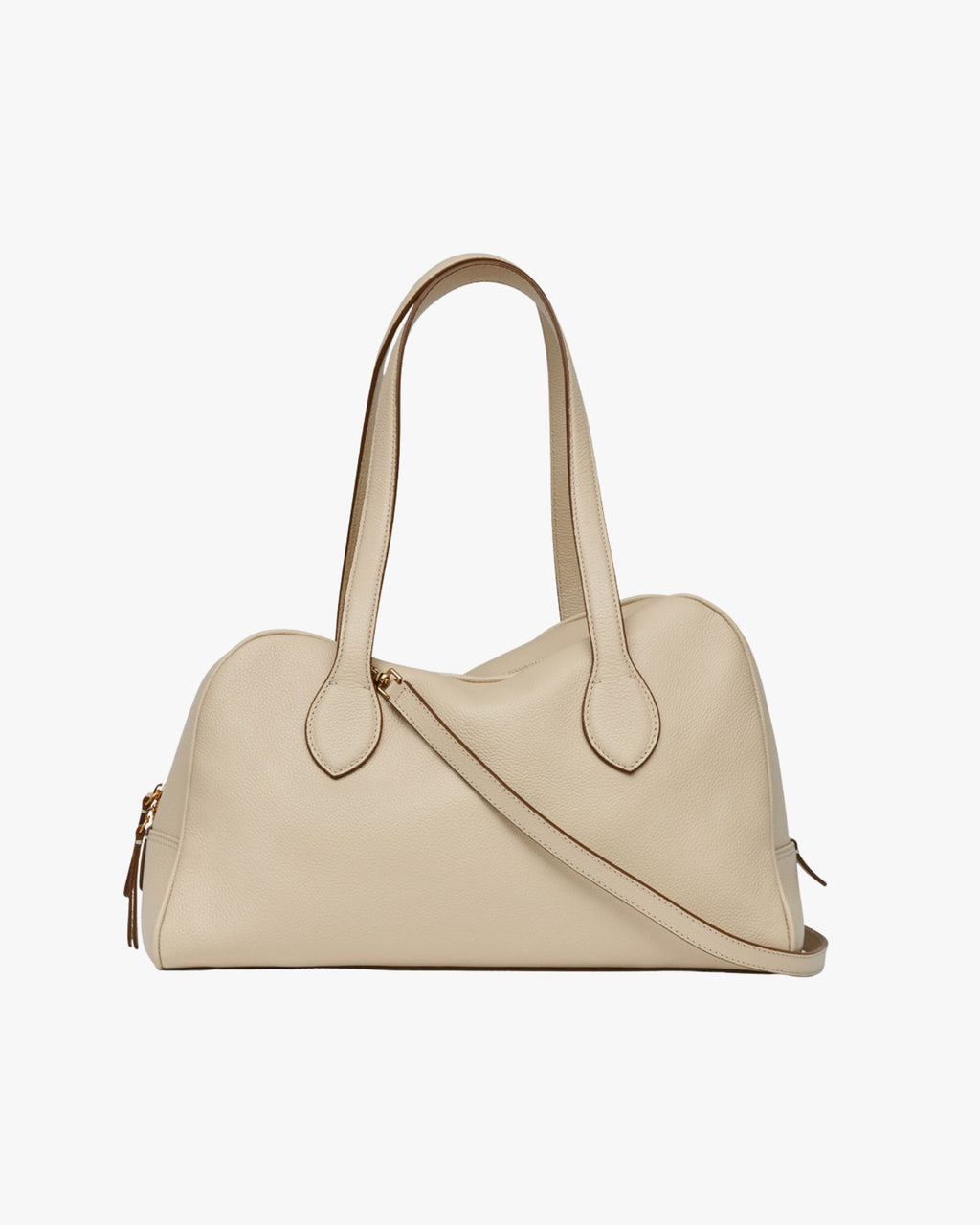Top Handle Bag Noale Mandorla Grained Calf