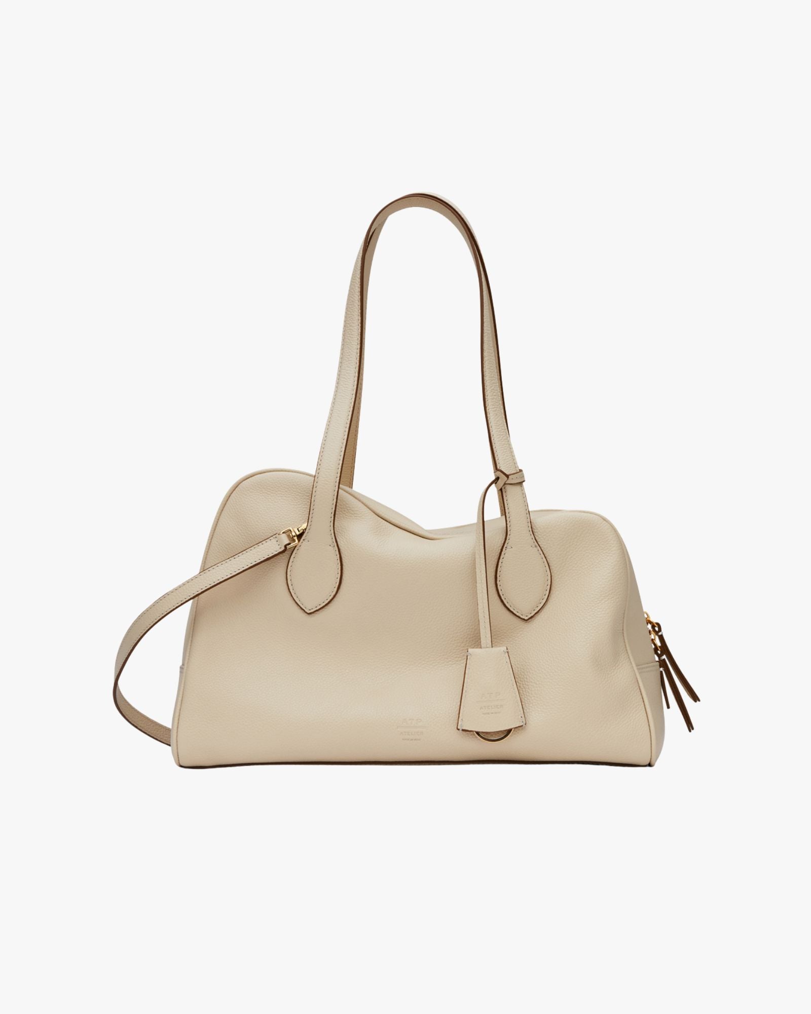 Top Handle Bag Noale Mandorla Grained Calf