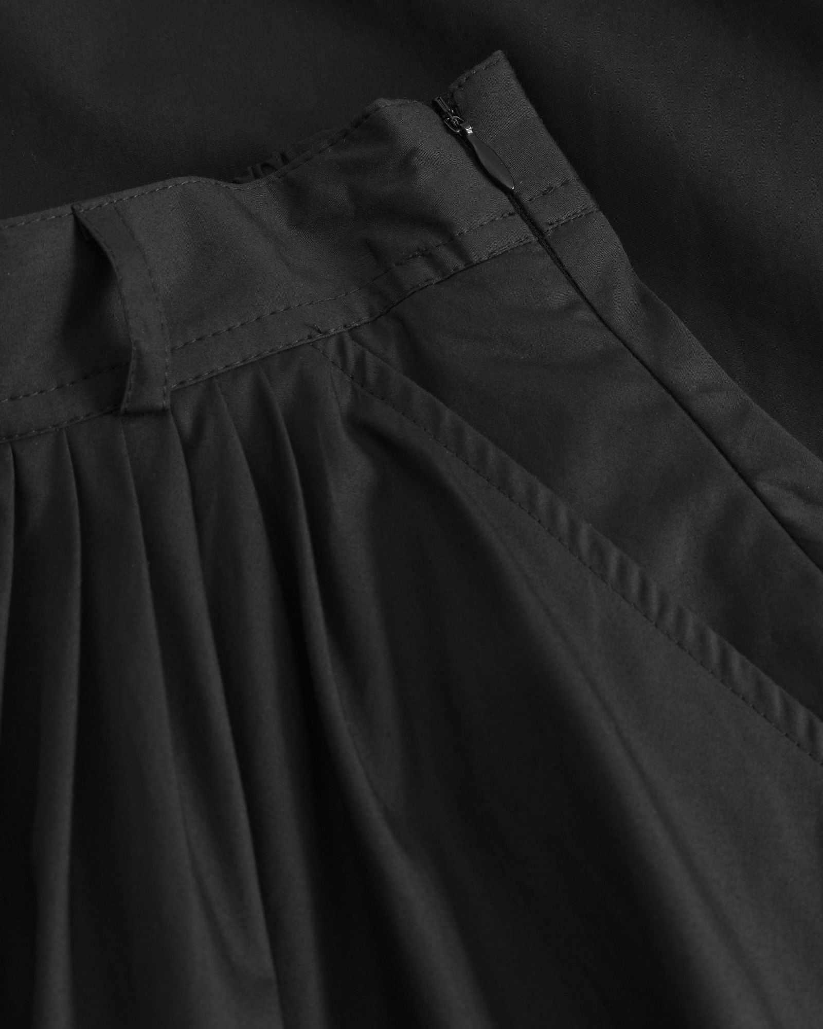 Novo Mkdt Signature Poplin Skirt Black