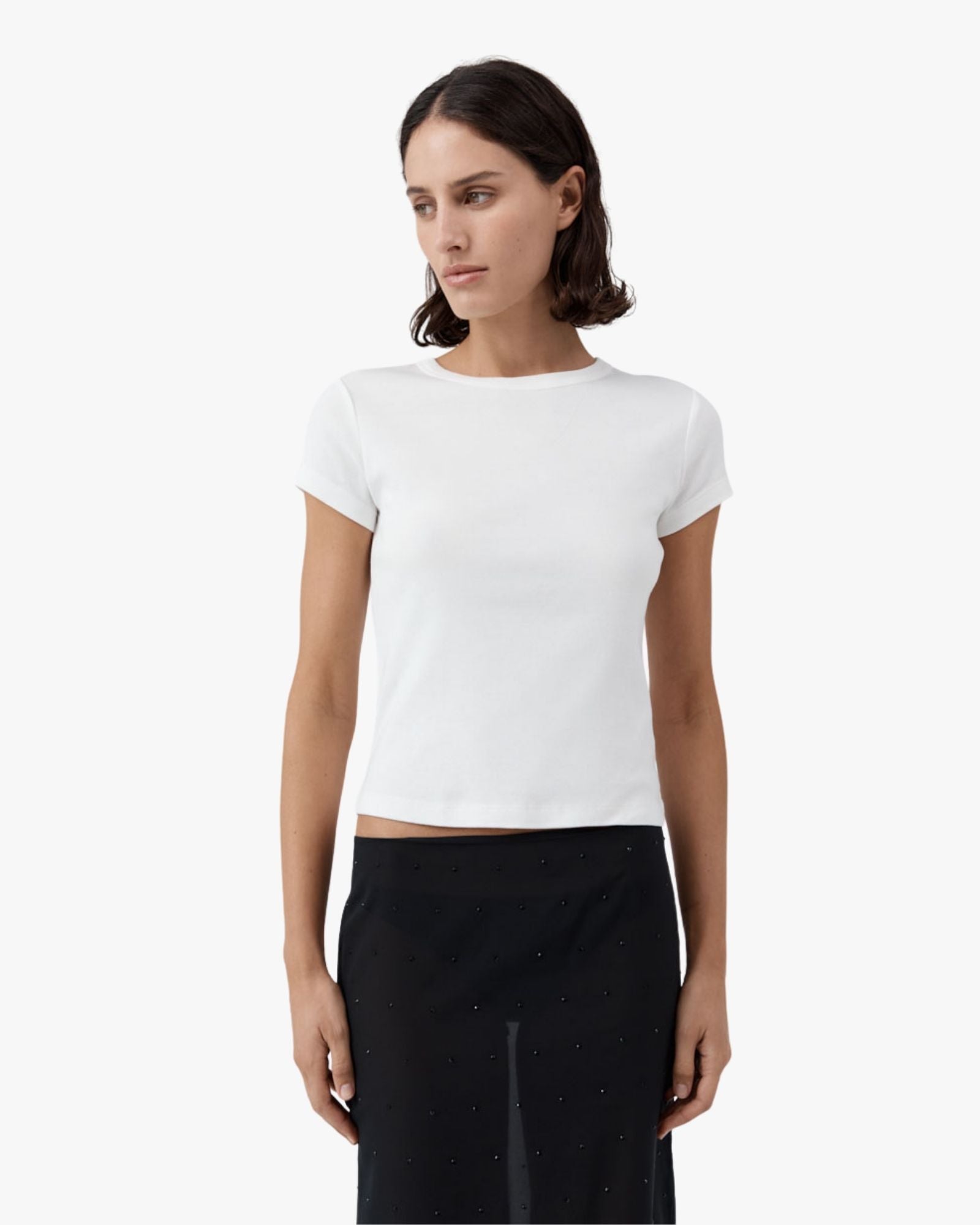 Organic Cotton Baby Tee White