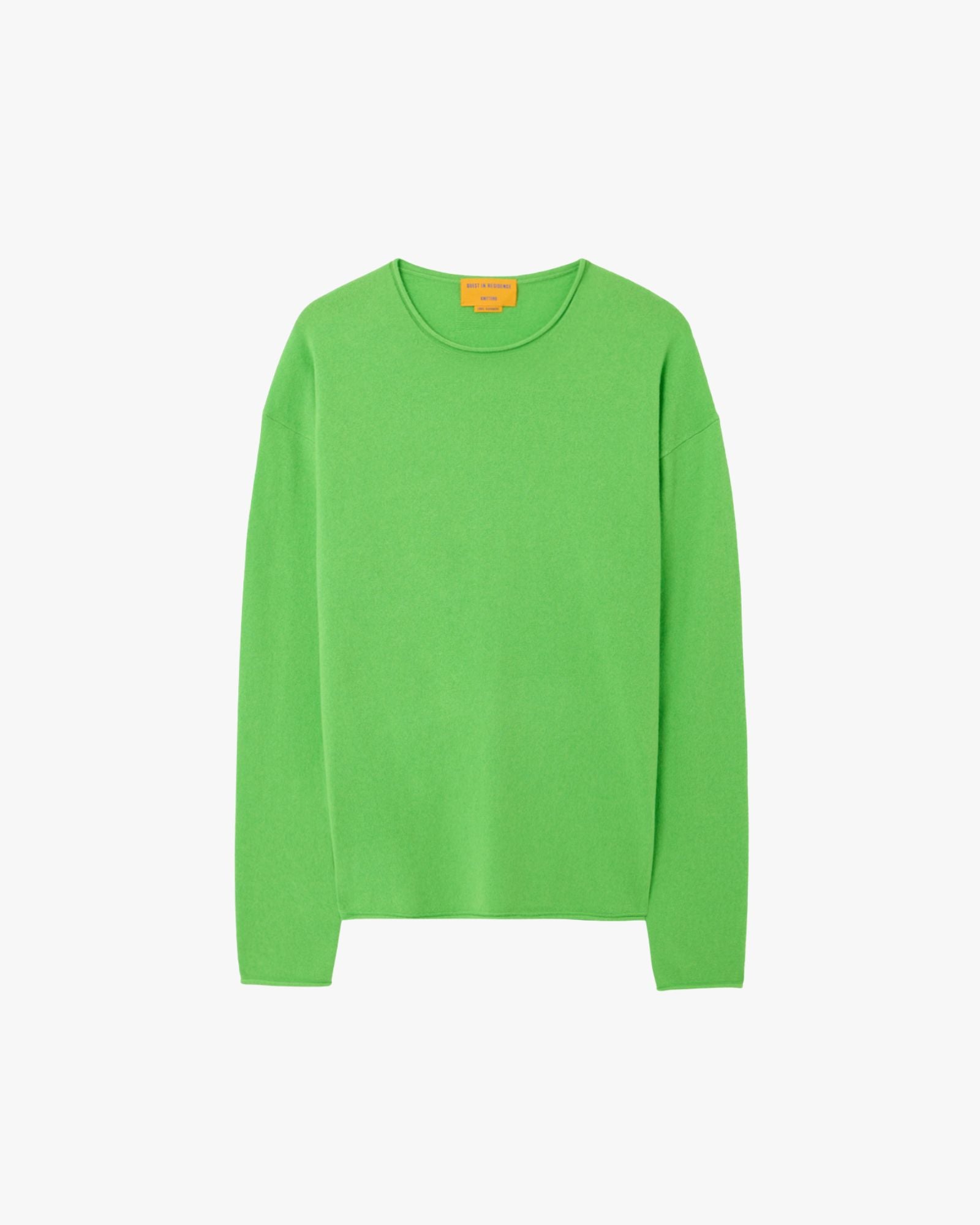 Oversized Crew Knit Green Match Point